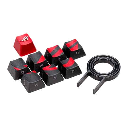 Asus ROG Gaming Keycap Set ESC/QWERASD inc Keycap Puller for Cherry MX Keyboards